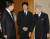 2008년 일본을 방문한 이명박 대통령이 아키히토 일왕과 이야기를 나누고 있다. [중앙포토] 