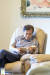 문재인 대통령이 지난 8월 휴가지인 충남 계룡대의 휴양시설에서 독서를 하고 있다. [사진 청와대]