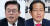 정우택 자유한국당 의원(왼쪽)과 홍준표 전 자유한국당 대표(오른쪽) [연합뉴스]