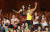 베토 페레즈와 배우 최여진 등이 25일 일산 킨텍스 무대에서 워크숍을 마친 후 기념사진을 찍고 있다. 최승식 기자