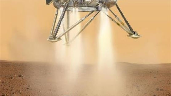 NASA 탐사선 '인사이트호' 206일 여정 끝 화성 안착