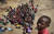 우간다에 거주하는 남수단 난민 어린이들의 모습. [AP=연합뉴스]