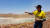 지난 15일 켄 브린스덴 대표가 호주 필간구라 리튬 광산에서 작업 과정을 설명하고 있다. [김민중 기자]