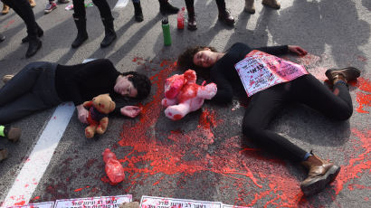 [서소문사진관]"여성폭력 중단하라!" 거리로 나온 여성들