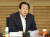 자유한국당 김무성 의원이 20일 오전 국회 의원회관에서 열린 &#39;열린 토론, 미래&#39; 정례토론회에서 발언하고 있다. [연합뉴스]