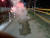 지난 12일 오후 파열된 안산시 고잔동 온수관에서 연기가 피어오르고 있다. [사진 안산시]