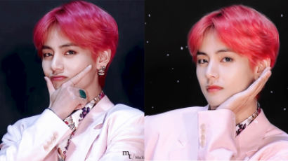 PHOTO: BTS V Shows Off Eye-Popping Good Look At 2018 MAMA Red Carpet