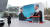 9일 청와대 사랑채 앞에 문재인 대통령과 김정은 국무위원장의 악수 모습이 담긴 대형간판이 설치되어 있다. [중앙포토]