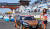&#39;2011 포뮬러원 코리아 그랑프리&#39; 결승전이 열린 전남 영암군 삼호읍 코리아 인터내셔널 서킷(KIC)에서 F1 그리드걸들이 포즈를 하고 있다. [중앙포토]