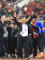박항서 감독이 15일 오후 베트남 하노이의 미딘 국립경기장에서 열린 베트남과 말레이시아의 2018 아세안축구연맹(AFF) 스즈키컵 결승 2차전에서 승리한 후 세리머니를 하고 있다.[연합뉴스]