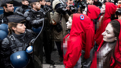 [서소문사진관]"우리도 뿔났다" 파리 경찰, 시위에 나서는 이유는?