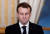  에마뉘엘 마크롱 프랑스 대통령이 17 일 프랑스 파리 엘리제 궁전에서 부르 키나 파소 (Brukina Faso) 대통령과의 미디어 컨퍼런스에 참석해 발언하고 있다. [AP=연합뉴스]
