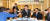 이재명 경기지사(가운데)가 19일 오전 국회에서 열린 아파트 분양원가 공개 토론회에서 참석한 의원들과 인사하고 있다. [연합뉴스]