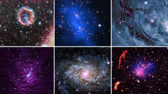 [사진속 우주] X선 망원경이 본 경이로운 우주 여섯 장면