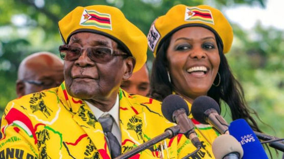 前 짐바브웨 대통령 부인, 전기코드로 남아공 모델 폭행