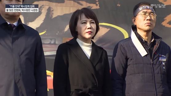 "카풀 반대" 국회앞 집회 가서 택시 편들고 박수받은 나경원