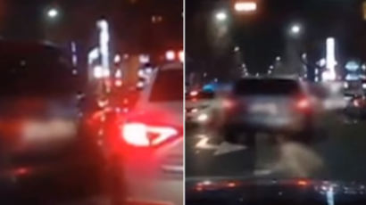 [영상] “빨리오세요, 빨리” 음주차량 쫓은 시민…블랙박스 영상보니 
