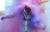 평창올림픽 스노보드 은메달리스트 이상호가 22일 평창 휘닉스 스노우파크에서 열린 ‘컬러라이딩’에 참가했다. 하얀 슬로프 위에서 분홍·파랑·노랑색 파우더를 뿌리며 눈밭을 누볐다. 평창=[임현동 기자]