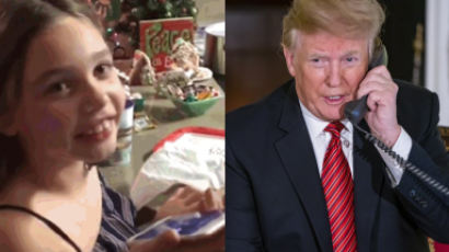 "아직도 산타 믿니?" 트럼프 질문받은 7살 어린이 대답