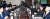 문재인 대통령(오른쪽 세번째)이 17일 오후 청와대 여민관에서 열린 수석보좌관회의를 주재하고 있다. [청와대사진기자단]