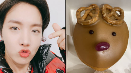 BTS J-HOPE's New Year Pics + What‘s That Doughnut?