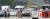 전국적으로 폭염이 이어지고 있는 1일 오후 서울 여의대로에 지열로 인한 아지랑이가 피어오르며 온도계가 40도를 가리키고 있다. [뉴스1]