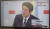 아베 총리가 6일 방송된 NHK &#39;일요토론&#39; 프로그램에서 한일관계에 대해 말하고 있다. 윤설영 특파원.