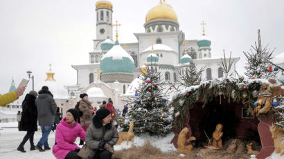 [서소문사진관] 1월의 크리스마스? … 성탄절맞은 러시아