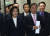 자유한국당 김병준 비대위원장(오른쪽)과 나경원 원내대표가 7일 국회에서 열린 비상대책회의에 참석하고 있다. 오종택 기자