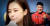 배우 홍수현(왼쪽)이 지난 12월 6일 tvN 새 예능프로그램 ‘서울메이트2’ 제작발표회에 참석해 남친 마이크로닷의 빚투 논란에 대한 질문에 답하고 있다. [뉴스1]