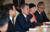 문재인 대통령이 11일 오후 청와대에서 열린 더불어민주당 원내대표단과 오찬에서 발언하고 있다. [청와대사진기자단]