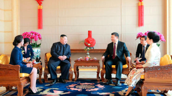 김정은·시진핑 대북 제재 해제 공동전선 편다