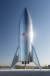 미국의 우주탐사기업 스페이스X가 11일 달과 그 너머로 우주인을 실어나를 유인 우주선 ‘스타십(Starship)’을 처음으로 공개했다. [AFP=연합뉴스]