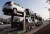 환경부는 2015년 9월 24일 경기도 평택항에 입고된 폴크스바겐 제타·비틀·골프, 아우디A3 차량을 봉인 조치했다. / 사진:교통환경연구소