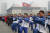 평양 공무원들이 13일 새해 첫 운동의 날을 맞아 김일성광장에서 집단체조를 하고 있다. [AP=연합뉴스]