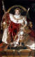 장 오귀스트 도미니크 앵그르, 황제 권좌에 앉은 나폴레옹(1806) 파리군사박물관 소장. 에바의 이론에 의하면 붉은 의복은 강력한 왕의 권력을 상징한 것으로 풀이된다. ⓒ공개도메인 [사진 위키피디아]