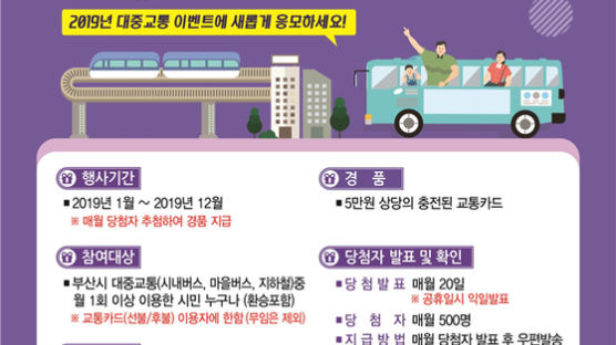 부산 어린이 6월부터 시내버스 등 대중교통 공짜로 탄다