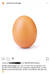 인스타그램 &#39;월드 레코드 에그(world_record_egg)&#39; 계정에 올라온 달걀 사진 한 장이 역대 인스타그램 포스팅 중 &#39;좋아요&#39; 수 1위에 등극했다.[인스타그램 캡처]