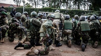 [서소문사진관] 케냐 나이로비 아비규환, 이슬람 무장단체 테러 