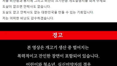 케어 박소연 '안락사 물타기'···잔혹 개고기 영상 올려