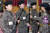 간호사관예비생도 91명이 21일 오전 대전 국군간호사관학교에서 소총을 들고 기초군사훈련 입소식을 갖고 있다. 프리랜서 김성태