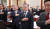 문재인 대통령이 22일 오전 청와대에서 열린 국무회의에서 참석자들과 국기에 경례하고 있다. [연합뉴스]