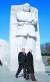 트럼프, 마틴 루서 킹 기념비 참배