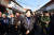 손혜원 의원이 23일 오후 만호동 나전칠기박물관 건립예정 부지에서 기자들의 질문에 답하고 있다. [연합뉴스]
