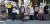 1일 도쿄 치요다구 나가타정 총리 관저 앞에서 재일동포와 일본 시민들이 김복동 할머니를 추모하는 집회를 열고 있다. 윤설영 특파원