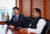 한국을 방문한 우탐 바그라 뭄바이증권협회(BBF) 회장(왼쪽)과 브이 발라 인도 국제금융서비스센터(IFSC)의 최고경영자(CEO)를 지난 1일 인터뷰했다. [사진 금융투자협회]