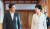 황교안 전 국무총리(왼쪽)와 박근혜 전 대통령. [청와대사진기자단]