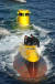 미 해군이 어뢰 테스트에 이용한 북한의 상어급 잠수함 모양의 물체. [사진 미 해군]