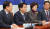 조정식 더불어민주당 정책위의장이 12일 서울 여의도 국회에서 열린 원내대책회의에서 모두발언하고 있다. [뉴스1]
