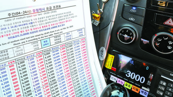 “역삼~서울역 택시비 1만7900원서 2만300원으로 올라”